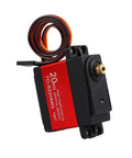 Heavy Duty Waterproof Digital Servo Motor Slamming Out Beast Mode Torque And Rock Solid Full Metal Gears for R C Trucks, 20KG capacity.