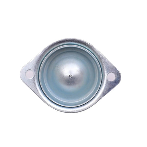 One Inch Nylon Roller Ball Transfer Bearings Set Of Eight For Butter Smooth Material Handling On DIY Projects And Light Industrial Carts For Assembly Lines, Hobbyists, Furniture Makers, And Small Shop Upgrades. single bearing top view