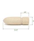 Premium Hardwood Table Alignment Pins 10 Pack Size One Point Two Five Inch Furniture Connectors, 1 1/4 inch hardwood dowel.