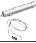 Pneumatic Reed Auto Switch Replacement D A54 Compatible With SMC Pneumatic Cylinders Tie Rod Mount Two Wire Lead 0.5 m Easy Swap Durable Quick Change For Accurate Piston Position Sensing And Rock Solid Reliability. Two-wire reed switch with 0.5 m cable, tie-rod mount