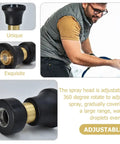 Hella Slick High Performance Water Sprinkler Head with Zinc Alloy Nozzle for Heavy Duty Garden Irrigation, adjustable spray head.