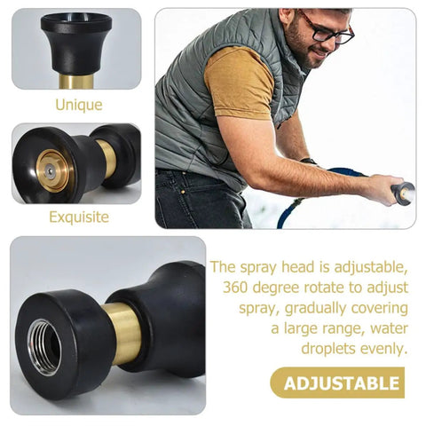 Hella Slick High Performance Water Sprinkler Head with Zinc Alloy Nozzle for Heavy Duty Garden Irrigation, adjustable spray head.
