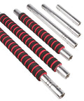 Dumbbell To Barbell Connector Adapter For Home Gym Steel Tube Extension Bar With Slip Resistant Grip Converts Dumbbells Into A Barbell
