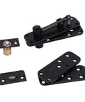 Concealed Pivot Door Hinge Set 570Lb Load Bearing 360 Degree Silent Rotation Heavy Duty Stainless Steel Hardware with screws
