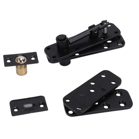 Concealed Pivot Door Hinge Set 570Lb Load Bearing 360 Degree Silent Rotation Heavy Duty Stainless Steel Hardware with screws