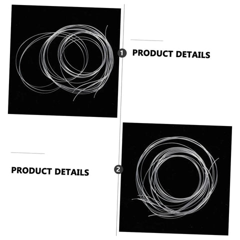 Eyeglass Repair Thread for Half Rim Glasses Easy Fix String for quick repairs displayed in two coiled sets with product details