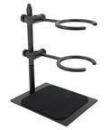 Top Shelf Pour Over Coffee Dripper Stand Set With Double Tier Brew Station adjustable aluminum frame for brewing coffee at home or work.