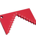 Heavy Duty Aluminum Table Saw Height Gauge And Depth Gauge For Quick Alignment And Calibration On Saws Routers And Bench Planes Red Anodized Finish Pro Grade Durability And Reliability