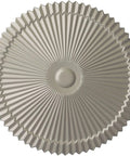 Shakur Ceiling Medallion 24 Inch Diameter 3 Inch Projection Fits Canopies Up To 5 Inches Pearl White Lightweight Yet Sturdy Deep Relief