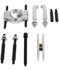 Power 9 Piece Bearing Separator Kit Adjustable Pinion Removal Hub Axle Puller For Front Rear Wheel Hubs Drive Shafts Fits Cars Great For Mechanics Fix Rides Done Quickly And Easy To Save Cash Using Reliable Gear At Home Garage, 9-piece steel set