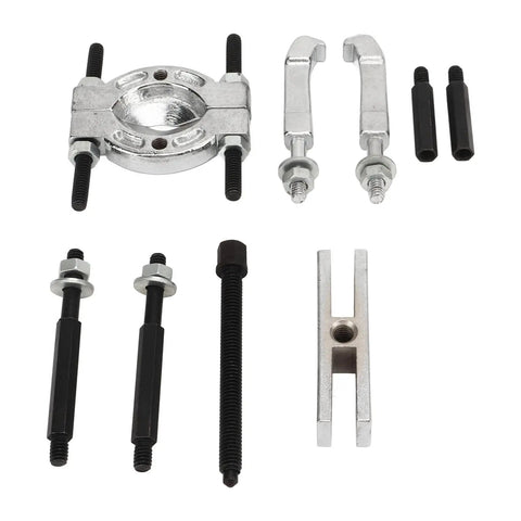 Power 9 Piece Bearing Separator Kit Adjustable Pinion Removal Hub Axle Puller For Front Rear Wheel Hubs Drive Shafts Fits Cars Great For Mechanics Fix Rides Done Quickly And Easy To Save Cash Using Reliable Gear At Home Garage, 9-piece steel set