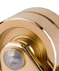 Close-up of Premium Top Shelf Universal Piano Casters Featuring Silky Smooth Silent Rolling Wheels with steel base.