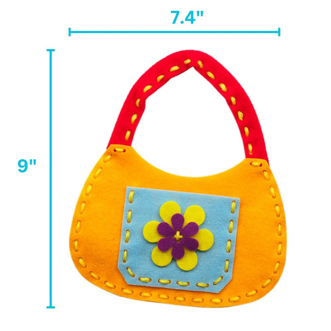 Beginner Sewing Kit For Kids Ages 6 And Up Kid Friendly Sew Your Own Felt Bags With Handles Screen Free No Mess DIY Projects