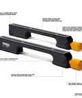 Universal Tool Mount System For Garage, Shop, Or Jobsite With Heavy-Duty Wall And Surface Mounting with reinforced polymer construction, showing quick-release design for easy tool organization.