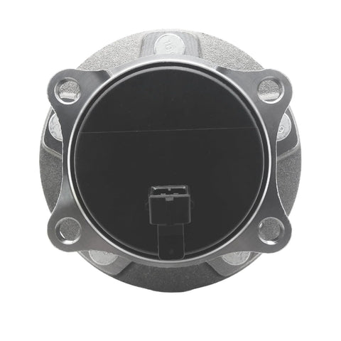 Front view of Ride Ready Rear Wheel Hub And Bearing Assembly With ABS Fits Hyundai Santa Fe 2007 To 2020 Santa Fe Sport 2013
