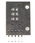 Back view of a 2 Pack KY-040 Dope 360 Degree Rotary Encoder Module With Clickable Switch And Knob Cap For Arduino Projects, 5V Compatible, 20 Pulses Per Revolution, Easy Integration, Durable Encoders For Robotics