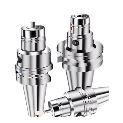 Heavy Duty CNC Hydraulic Collet And Cylinder Clamp With BT50 Taper Locking for Milling Grinders in stainless steel.