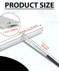Sheet Metal Folding Hemming Tool For Standing Seam Roofs Long Handle Bender with 1 inch deep bend size diagram