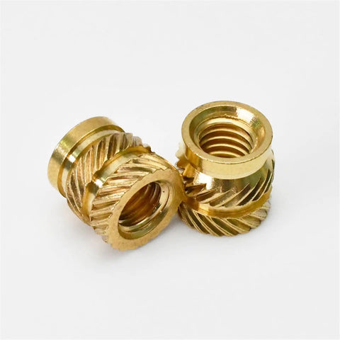 Heavy Duty M3 Brass Threaded Inserts Knurled Heat Set Nuts 250 Pack Shop Tested For Dense Plastic Resin 3D Prints And Injection Mold Fixtures Tough As Nails Quick Install