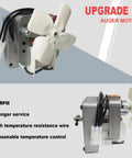 Upgraded 3.0 RPM Auger Motor Hella Reliable For Traeger Pit Boss Camp Chef Wood Pellet Grills with cooling fan and wires.
