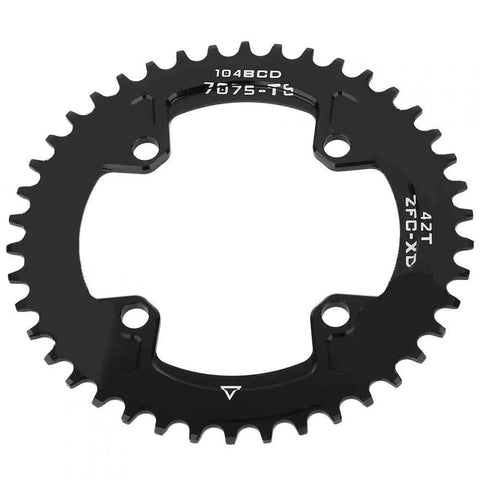 Dope Lightweight Aluminum Chain Ring 104 BCD 40T 42T Narrow Wide Round Chain Ring for Mountain Bike and Single Speed