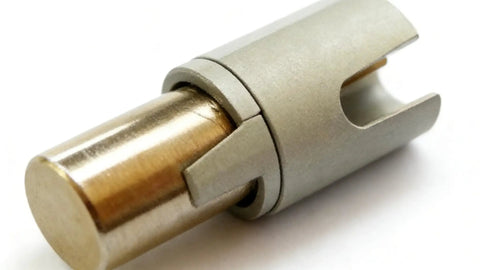 Straight Extension Rod Probe For Surface Roughness Tester Used With KR220 Gauges Replacement Accessory Durable White Rod Easy Attach Precision Measurement For Smooth Finishes And Accurate Readouts, close-up