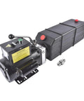 3.7 Gallon Hydraulic Power Unit With 220V 3HP 2950 PSI Single Acting Pump For 2 Post And 4 Post Car Lifts And Dump Trailers