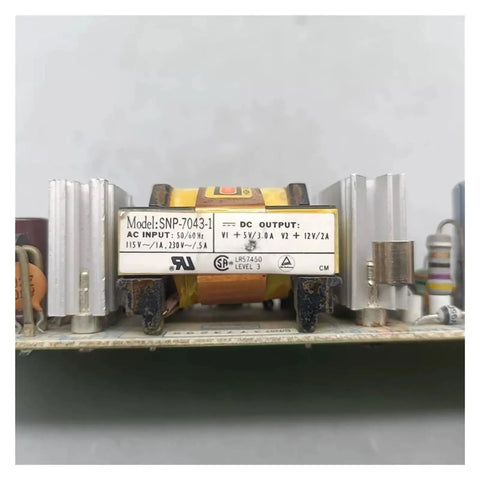 Top Tier 24V 3A Industrial Switching Power Supply With High Voltage AC Input For Control Systems model SNP-7043 close-up view.