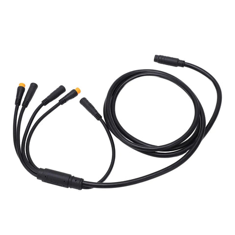 Electric Wiring Kit 1 To 5 Wires Lithium Battery Cable Connectors With Controller Lamp Brake Display And Throttle For Electric Bike