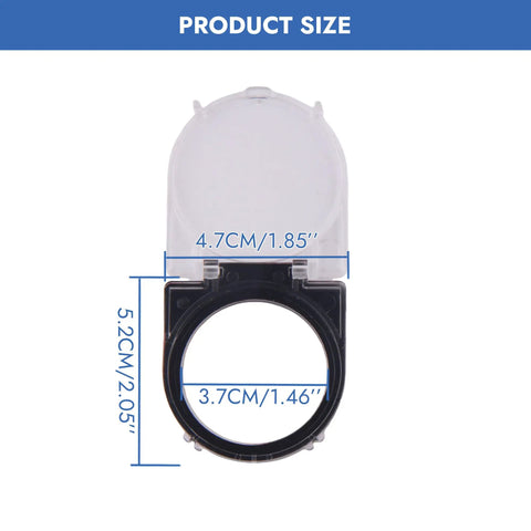 2 Pack PC Power Button Covers for Desktop Computers, Push Button Guard That Stops Accidental Shutdowns From Kids and Pets