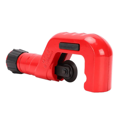 4 Piece Tubing Cutter Set Built Tough Pipe Cutter For 1/4 To 2 Inch Pipes Includes Mini Tube Cutter 1/8 To 7/8 Inch With Deburring Tool For Copper Aluminum Stainless Steel And PVC red mini tubing cutter