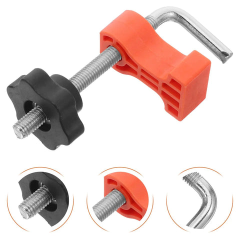 Detail of Grab These Sweet 12 Pc Right Angle Clamps For Stone Wood Slabs And Granite, showing adjustable clamp mechanism.