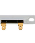 Close-up of Two Pack 3392519 Dryer Thermal Fuse Replacement Part For Most Dryers showing metal connectors and safety cutoff design.