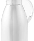 2 Liter Vacuum Insulated Carafe for Hot or Cold Drinks Double Walled Stainless Steel with Chrome Spout and Ergonomic Handle