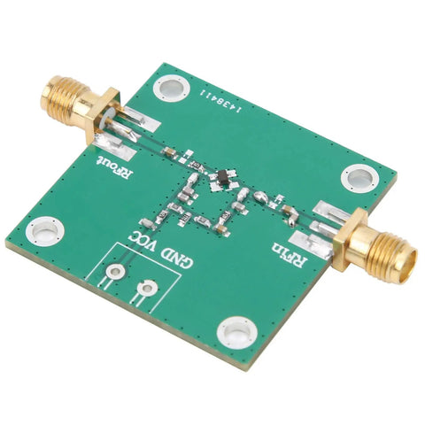 Low Noise Amplifier Module LNA For Power Distribution Gear, Rock Solid Performance And Rugged Reliability, High Performance Amplifier For Industrial Controls, Excellent Heat Dissipation For Long Life, Ideal For Industrial Supplies, 1 Unit, green PCB with SMA connectors