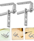 Heavy Duty Dual Swing Door Hinge Self Closing Stainless Steel For Cabinets And Wood Doors With Easy Installation Dual Swing Action Perfect For Bar Saloon Kitchens And Barn Style Openings, stainless steel hinge set