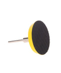 2 Inch Felt Polishing Buffing Pad Kit With 8 Polishing Sanding Discs And A Felt Wheel For Rotary Tools To Polish Glass And Metal 3 Millimeter Shank Backing Pad Included 2 Inch Sets Pro Grade close-up of a single buffing pad