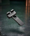 Beefed Up Battlesight Rear Sight for Colt Python Anaconda With Serrated Blade and Square Notch, metal sight piece structure