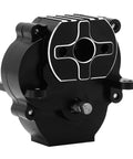 Heavy Duty CNC Aluminum Transmission Gearbox With Sixteen Point Six To One Gears Pinion For TRX4M black upgrade