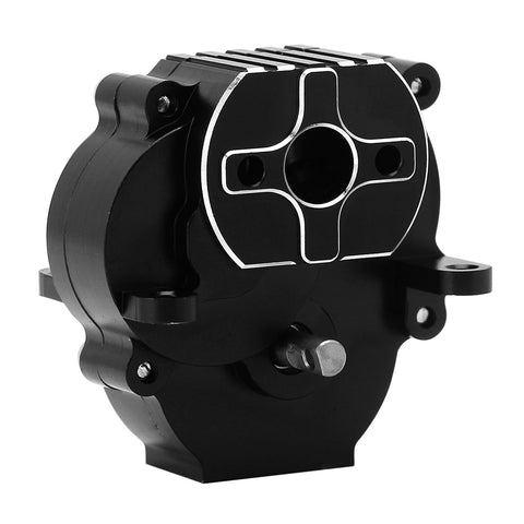 Heavy Duty CNC Aluminum Transmission Gearbox With Sixteen Point Six To One Gears Pinion For TRX4M black upgrade