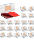 Ultra Thin Cabinet Door Magnets 20 Pack With Adhesive Double Sided Tape, Stainless Steel Magnetic Latch for cabinets and drawers.