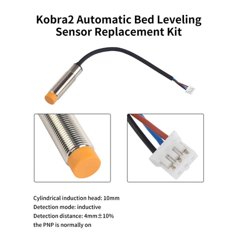 Kobra2 Auto Bed Leveling Sensor Pinda Probe M12 Capacitive Proximity Switch for Heated Bed Inductive Leveling Tool