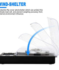 Ultra Precision Milligram Scale 50g/0.001g Pocket Scale With Tare And LCD Display showing wind-shelter in open position.