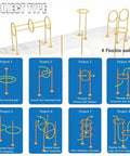 Diagram of Drone Racing Obstacle Course Kit for Beginners and Pros: Easy to Build Training Gear for Indoor and Outdoor Flying