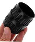 Hand holding Two Piece Tubing Deburring Tools Reamers For Pipes Set, Compact Portable Plumbing Burr Removal And Edge Finishing