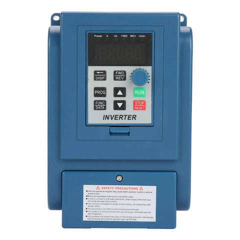 Dope 1.5kW 3 Phase VFD Drive Inverter Controller For Industrial Motors, front view with control panel and display