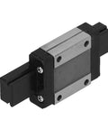 Boss Level Linear Rail Guideway Block for CNC Machines with ultra smooth sliding motion, black and silver metal construction, MGN15C compatible