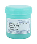 RMA 223 Solder Flux Paste For BGA PCB Repair And Electronic Soldering 100g jar with product label