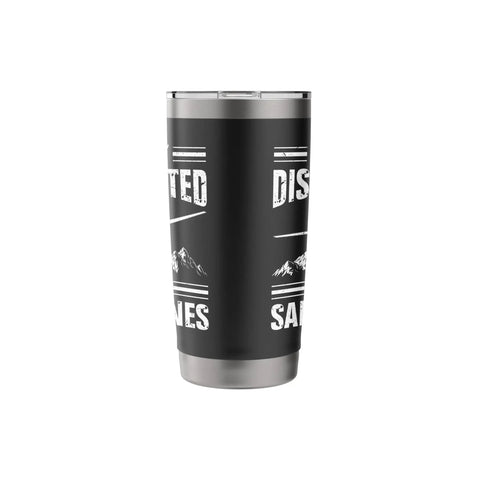 Glider Pilot Stainless Steel Insulated Tumbler For Sailplane Enthusiasts And Aviation Fans Dope Travel Cup, black with graphics