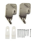 Push To Open Cabinet Latch With Automatic Spring Action High Cycle ABS Door Catch with screws and components